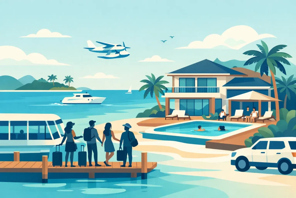 Best Way to Rent for a Group in Turks Caicos