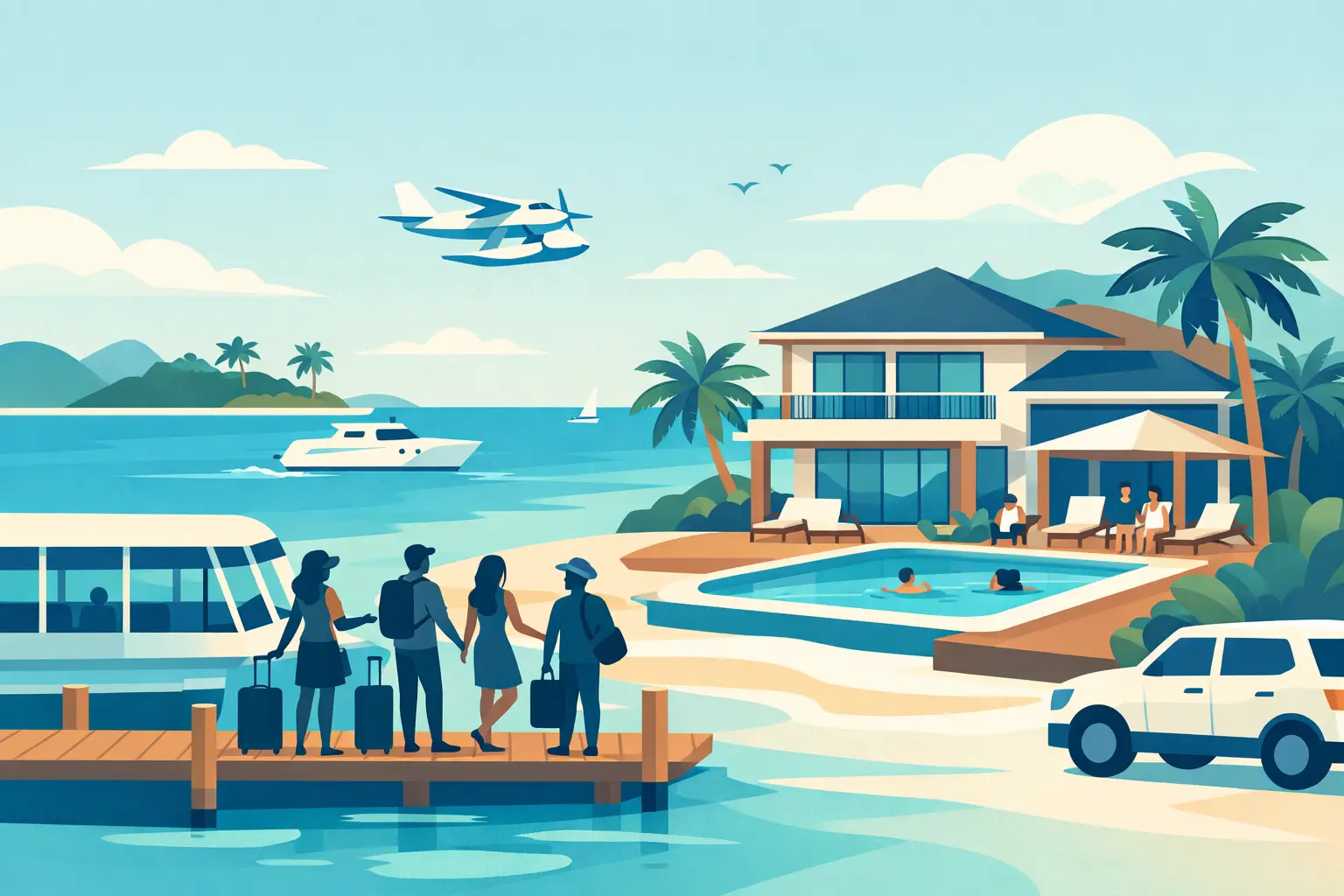 Best Way to Rent for a Group in Turks Caicos