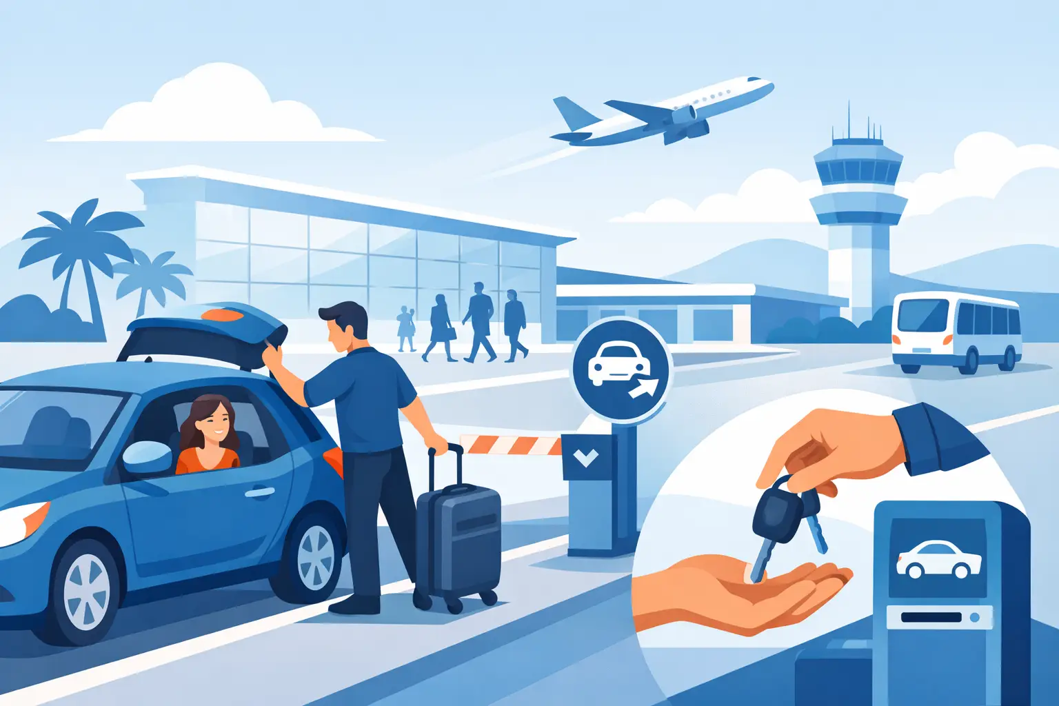 Airport Drop Off Rental Car PLS Made Easy