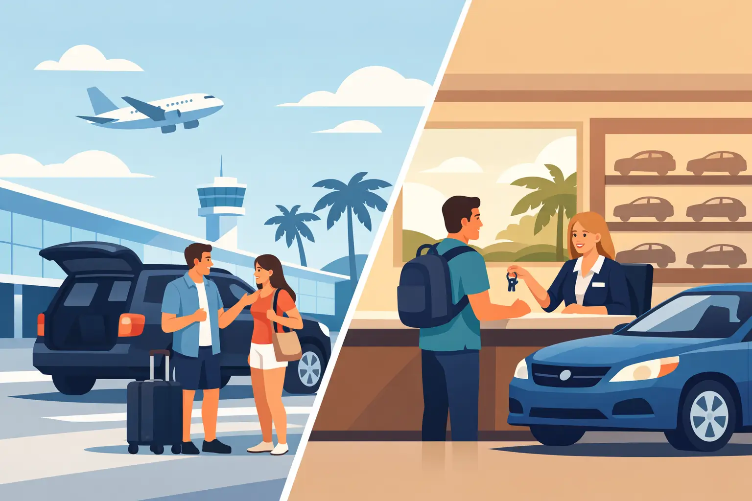 Airport Pickup vs Rental Counter Providenciales