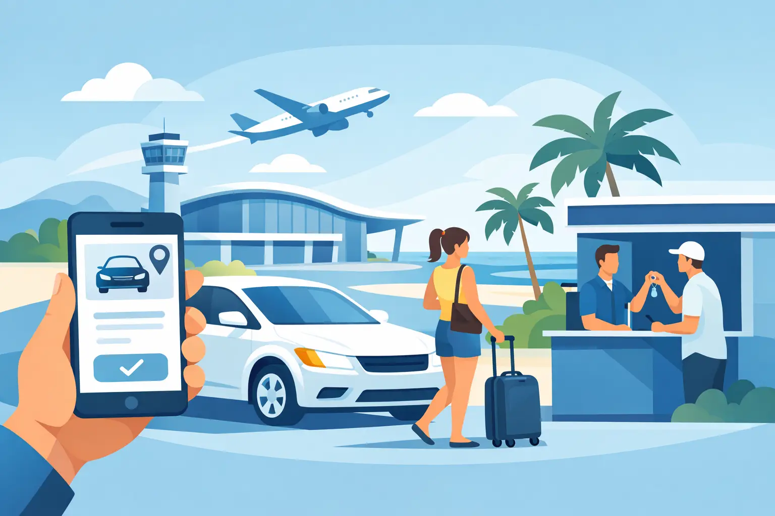 How to Book Car Rental PLS Airport Fast